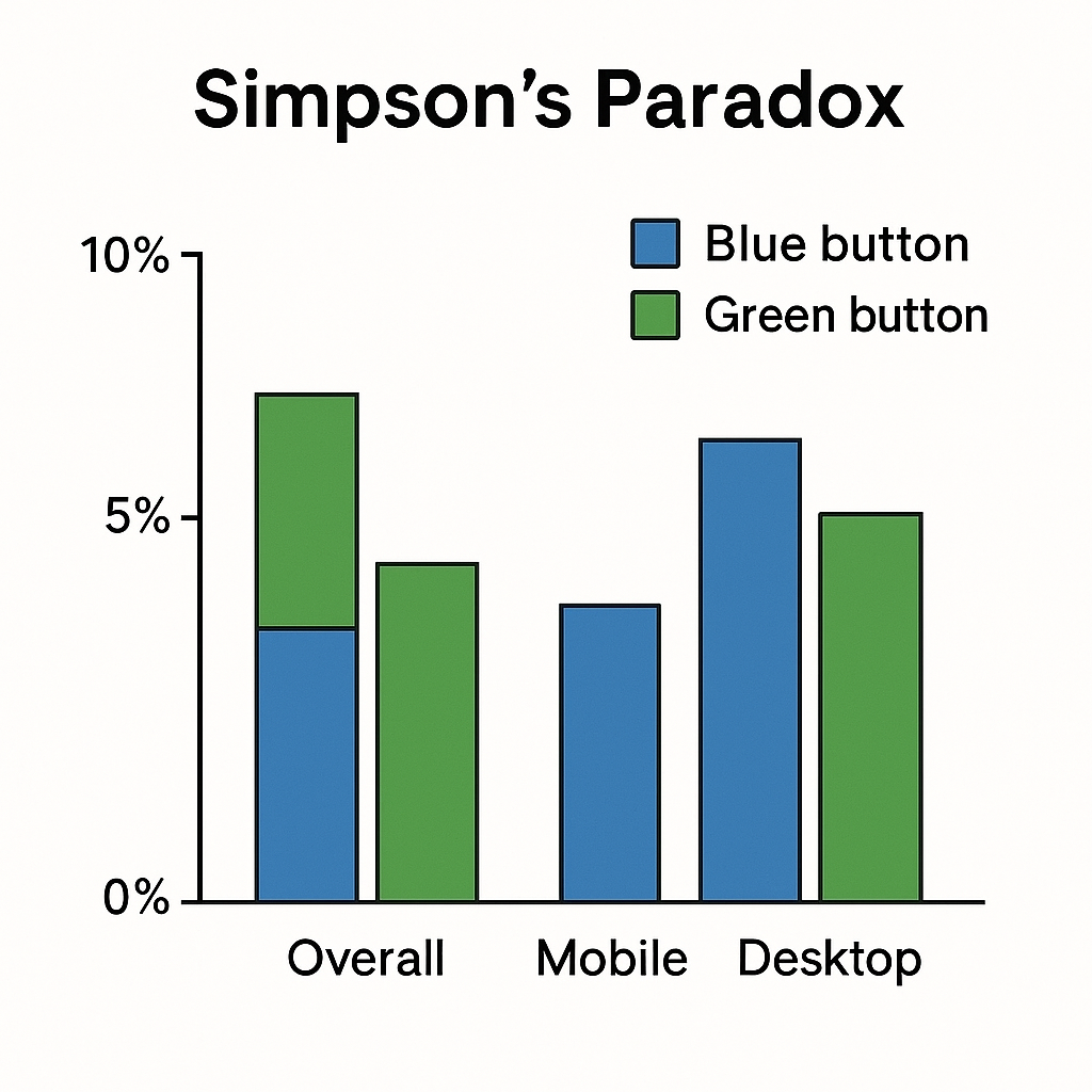 Simpson's Paradox Chart